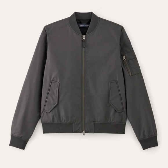 Everlane Charcoal Bomber Jacket - Picture 6 of 10